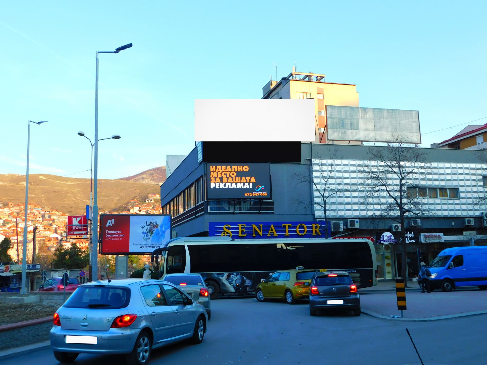 Infinity Media Group Veles Video bilboard